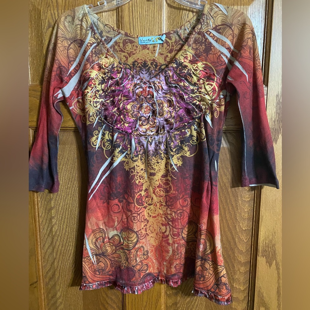 Unity World Wear women’s 3/4 sleeve shirt